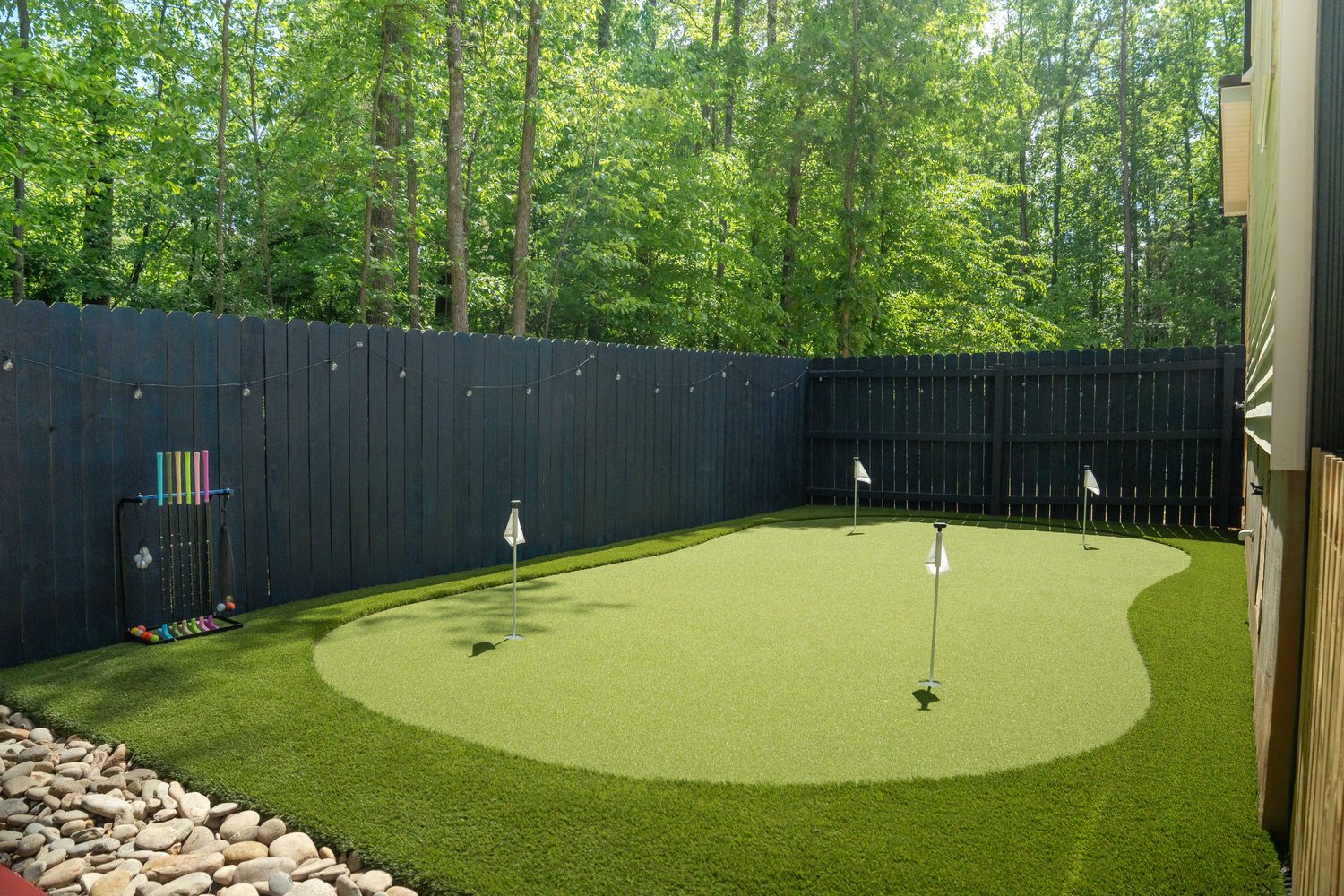 Putting green at The Charlotte Social